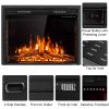 GoFlame 36'' 750W-1500W Fireplace Heater Electric Embedded Insert Timer Flame Remote 12