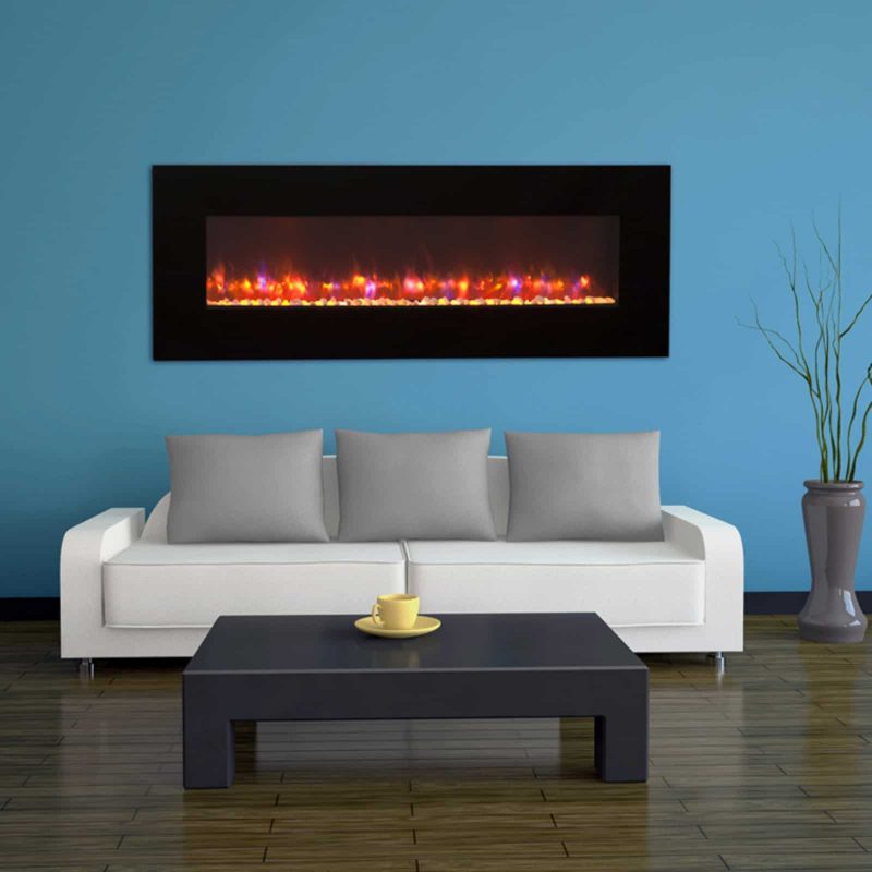 GreatCo Gallery Linear Electric LED Fireplace - 50 in.