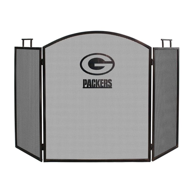 Green Bay Packers Imperial Fireplace Screen - Brown