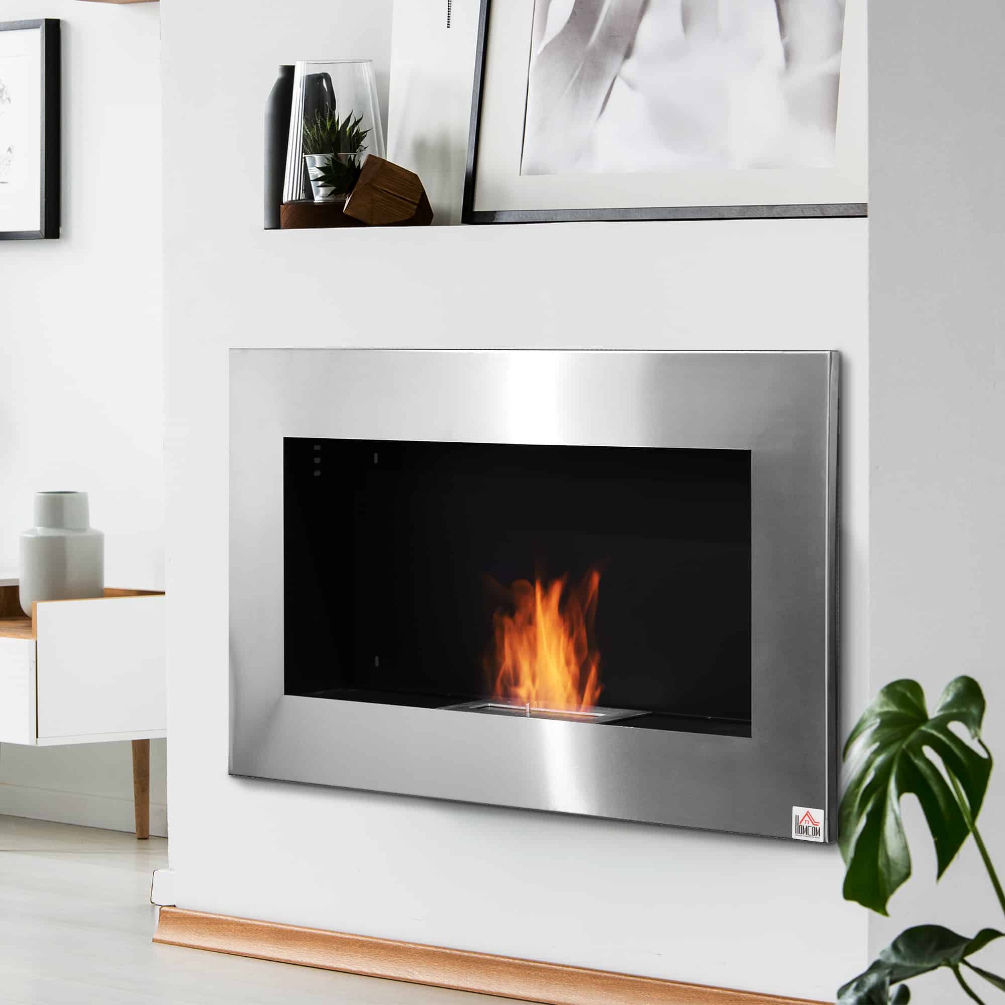 Wall Mounted Ethanol Fireplace F