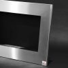 HOMCOM 35.5" Contemporary Wall Mounted Ventless Indoor Bio Ethanol Fireplace - Stainless Steel 15