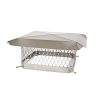 HY-C Shelter Pro Stainless Steel Chimney Cap- 5/8"-9x13