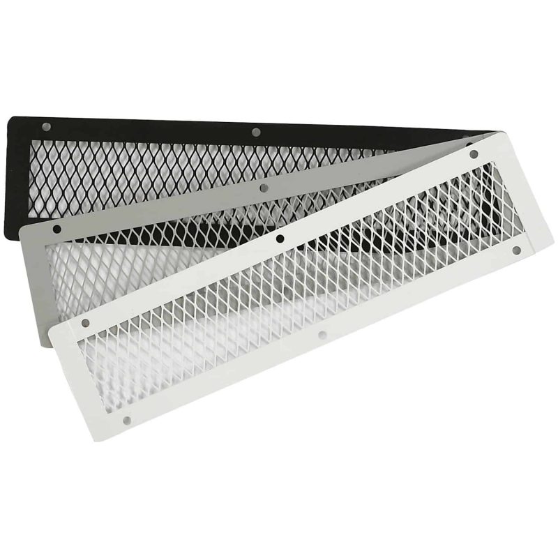 HY-Guard VG0416G-1G 4" x 16" Galvanized-Steel Soffit VentGuard (Gray)