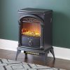 Hamilton Free Standing Electric Fireplace Stoveby e-Flame USA - Black 12