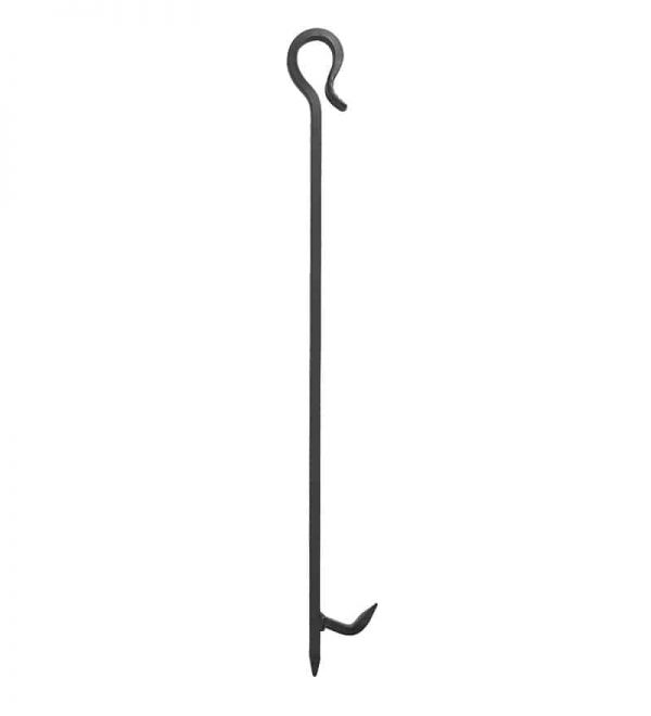 Hand-Forged Iron Tall Fireplace Tool Set 2
