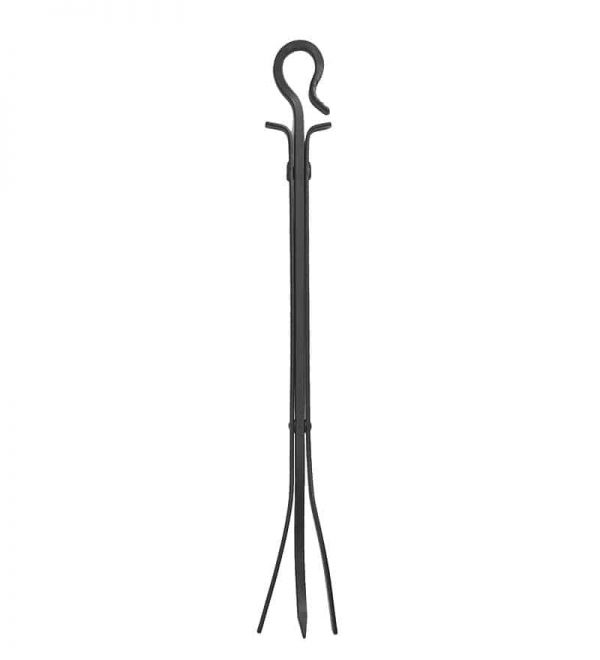 Hand-Forged Iron Tall Fireplace Tool Set 3