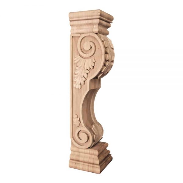 Hardware Resources Fcorb-Ald Acanthus Traditional Fireplace Corbel