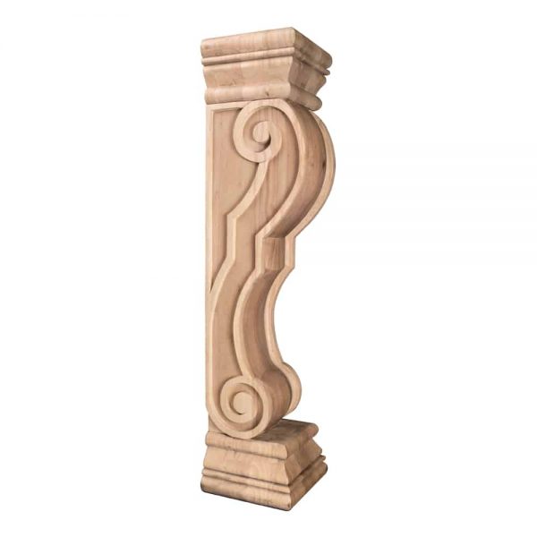 Hardware Resources Fcorq-Ald Rounded Traditional Fireplace Corbel