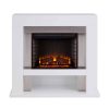 Harkwell Stainless Steel Electric Fireplace by River Street Designs 23