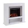 Harkwell Stainless Steel Electric Fireplace by River Street Designs 21