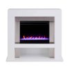 Harkwell Stainless Steel Fireplace with Color Changing Firebox by River Street Designs 21