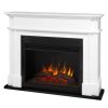 Harlan Grand Electric Fireplace White by Real Flame 5