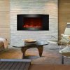 Harper&Bright Designs 35" Fireplace Heater Wall Mounted Electric Fireplace Space Heated with Remote 7