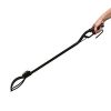 Heavy-Duty Log Grabber Fire Tongs Poker Tool with Spring Handle and 3 Prong, 36in – Place Wood on Campfire Fireplace 4