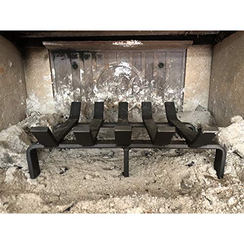 HiFlame Heavy Duty 13 x 10 Inch Steel Wood stove & Fireplace Grate with additional support 4
