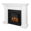 Hillcrest Electric Fireplace in White by Real Flame 6