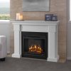 Hillcrest Electric Fireplace in White by Real Flame