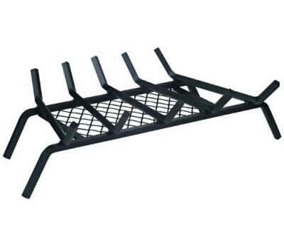 HomeBasix LTFG-W23 Fireplce Grate With Ember Retainer 23 Inch