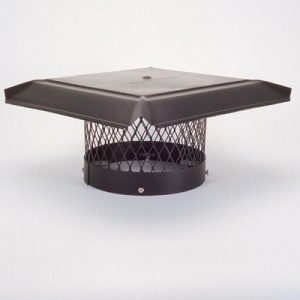 HomeSaver Pro 12" Galvanized Round Chimney Cap 3/4" Mesh