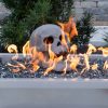 Human Skull Ceramic Wood Large Gas Fireplace Logs Logs for All Types of Gas Inserts, Ventless & Vent Free, P 8