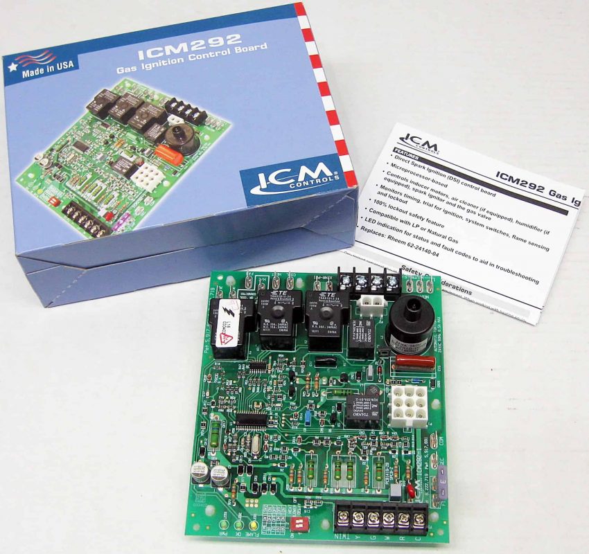 ICM292 ICM Furnace Control Board Module for Rheem: 62-24140-04