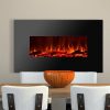 Ignis Products Royal Wall Mounted Electric Fireplace with Logs