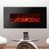 Ignis Products Royal Wall Mounted Electric Fireplace with Logs 7