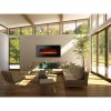 Ignis Royal 60 inch Electric Wall Fireplace with Crystals CSA US Certified 4