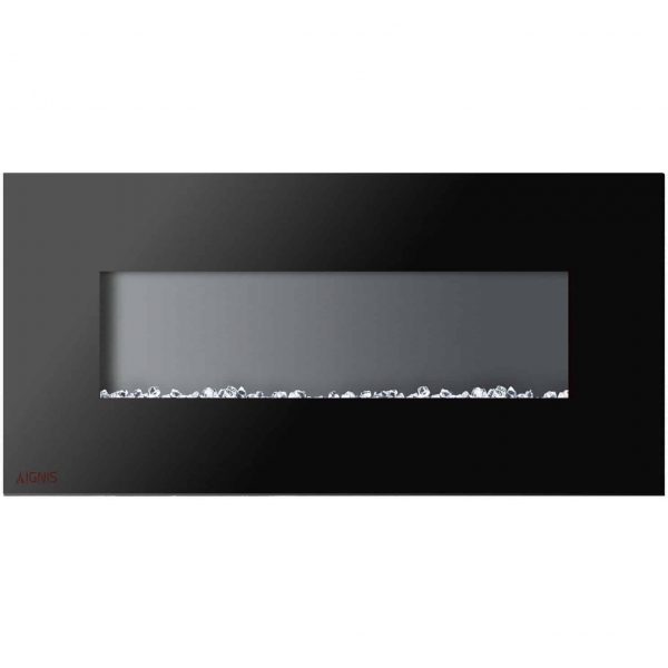 Ignis Royal 60 inch Electric Wall Fireplace with Crystals CSA US Certified 2
