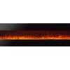 Ignis Royal 95 inch Electric Wall Fireplace with Crystals CSA US Certified