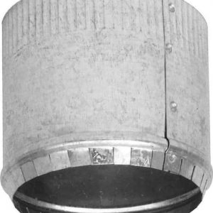 Imperial GV0843 Round Start Small End Stove Pipe Collar with Crimped