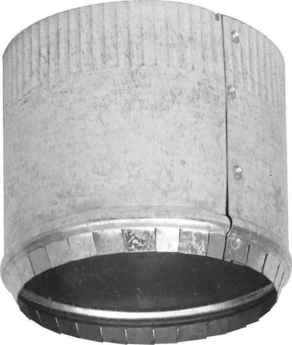 Imperial GV0843 Round Start Small End Stove Pipe Collar with Crimped