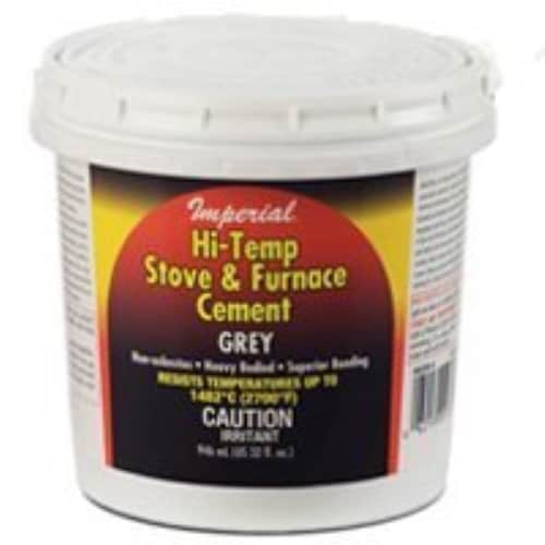 Imperial KK0069-A Stove and Furnace Cement, 24 oz Tub 1