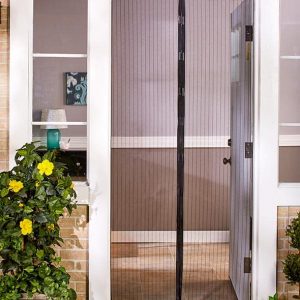 Instant Mesh Screen Doors-Black