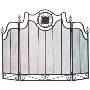 Italian Artisan Style Fireplace Screen (Cast Iron)