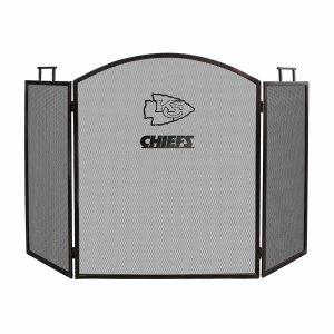 Kansas City Chiefs Imperial Fireplace Screen - Brown