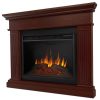 Kennedy Grand Corner Fireplace in Dark Walnut by Real Flame