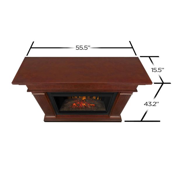 Kennedy Grand Electric Fireplace in Dark Espresso by Real Flame 4
