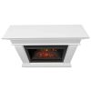 Kennedy Grand Electric Fireplace in White by Real Flame 8
