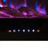 Kinbor 36" Electric Wall Mounted Fireplace Heater Realistic 3-Color Lighting Flame 1500/750W Remote Control with Timer 7