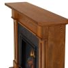 Kipling Electric Fireplace in Burnished Oak by Real Flame 7