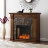 Kolfyre Faux Stone Smart Electric Fireplace