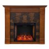 Kolfyre Faux Stone Smart Electric Fireplace 10