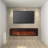 Landscape Clean Face Fullview Built-In Electric Fireplace - 100" x 15" 6