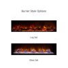 Landscape Clean Face Fullview Built-In Electric Fireplace - 100" x 15" 7