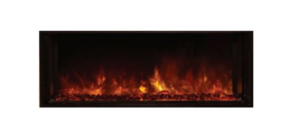 Landscape Clean Face Fullview Built-In Electric Fireplace - 40" x 15"