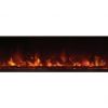 Landscape Clean Face Fullview Built-In Electric Fireplace - 80" x 15"