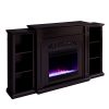 Landsmill Color Changing Fireplace w/ Bookcases 24