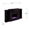 Landsmill Color Changing Fireplace w/ Bookcases 18