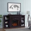 Landsmill Electric Fireplace w/ Bookcases